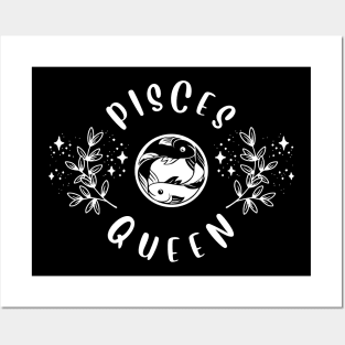 Pisces Queen Posters and Art